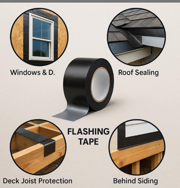Ultimate Guide to Sealing and Patching: Roof Flashing, Caulk Strips & Adhesive Tapes